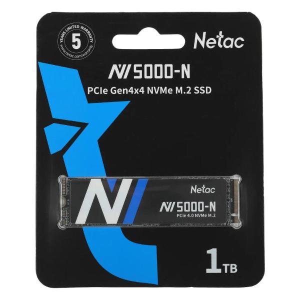 Изображение товара Внутренний диск SSD Netac NV5000-N PCIe 4 x4 M.2 2280 NVMe 3D NAND 1TB