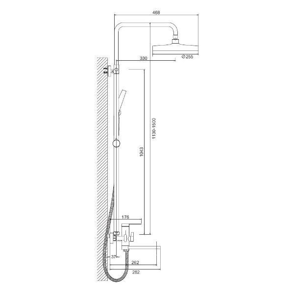 Изображение товара Душевая система BELZ B24813-3