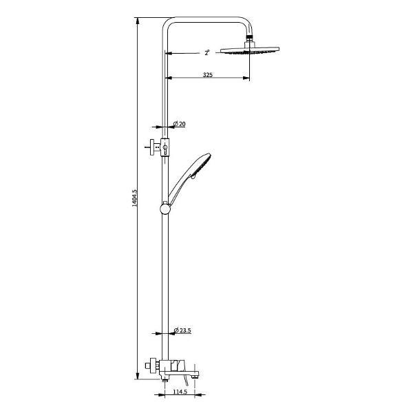 Изображение товара Душевая система Savol SK-H3401