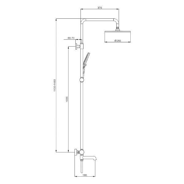 Изображение товара Душевая система Raglo R20.24.06