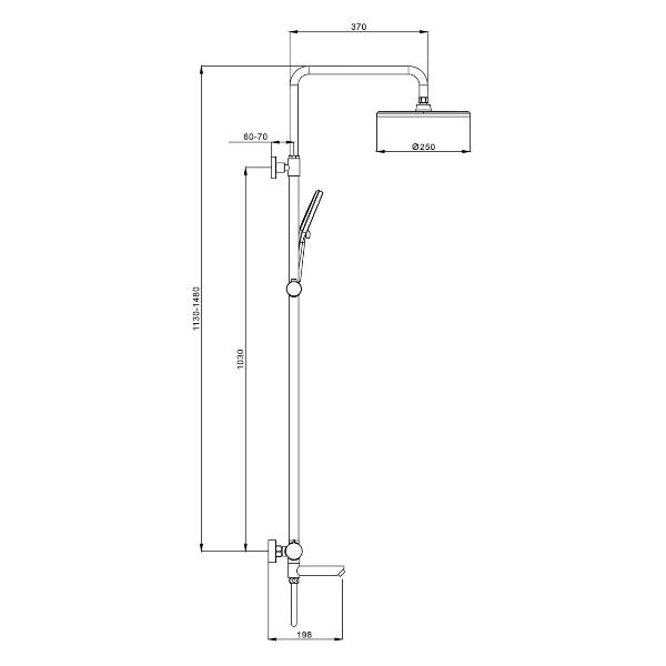 Изображение товара Душевая система Splenka S223.24.06
