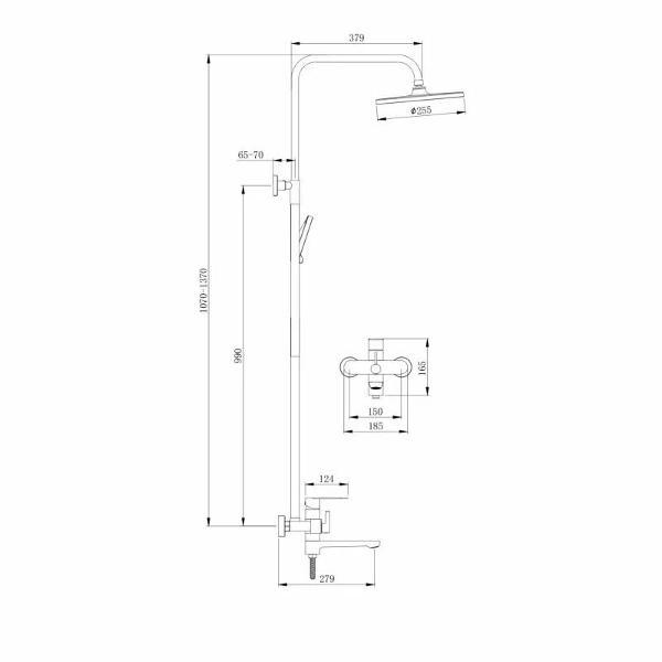Изображение товара Душевая система Splenka S221.24.03