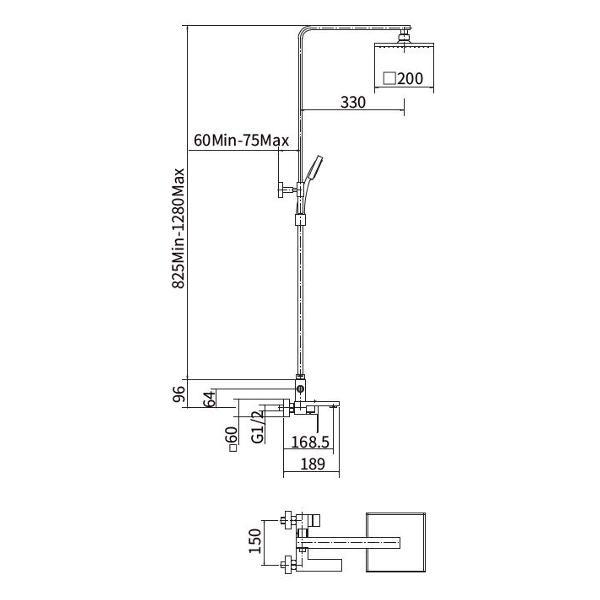 Изображение товара Душевая система FASHUN A52417