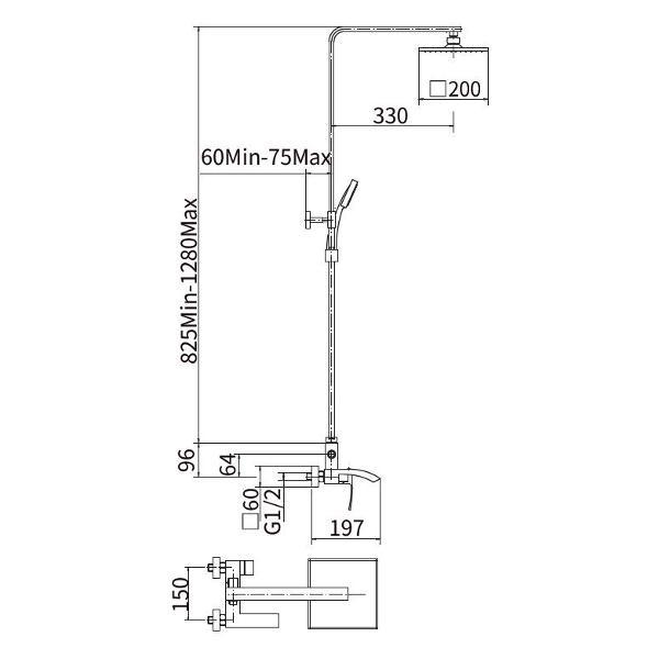 Изображение товара Душевая система FASHUN A52418