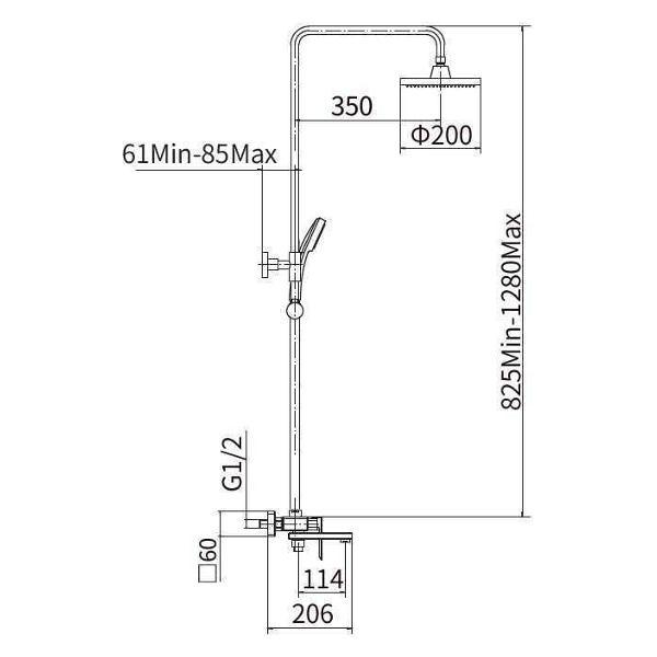 Изображение товара Душевая система FASHUN A2447