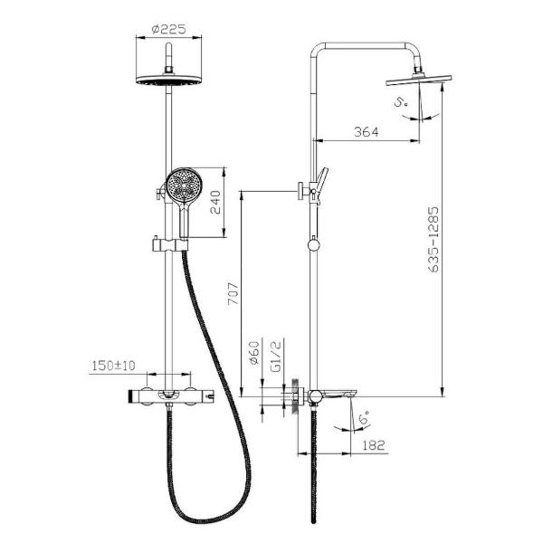 Изображение товара Душевая система Raglo R32.24