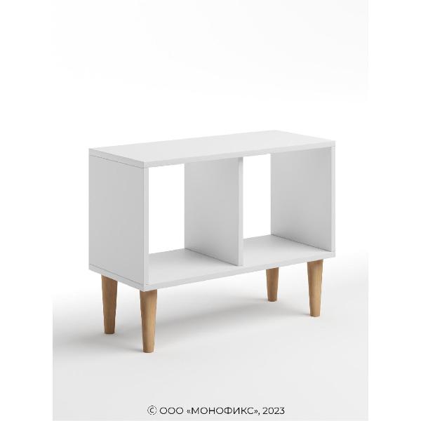 Изображение товара Стеллаж Monofix ТВ тумба ОДОС, без дверок, белый