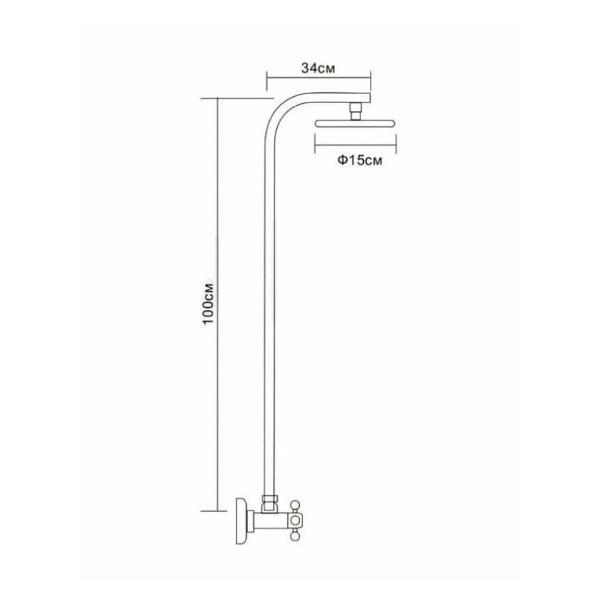 Изображение товара Душевая система D-Lin D10A09