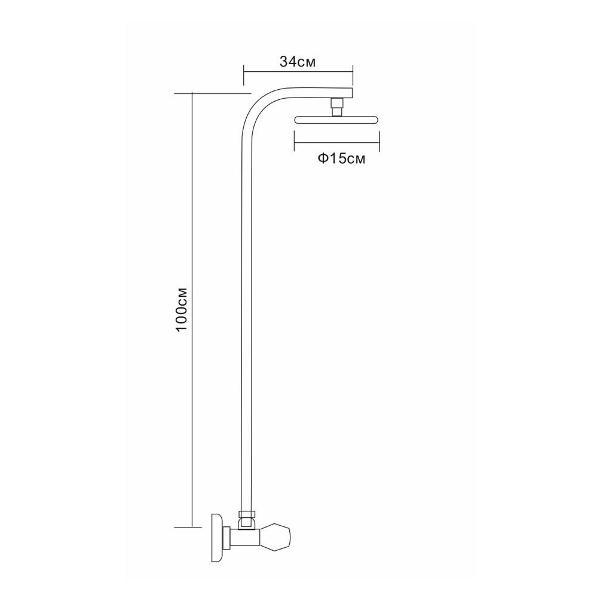 Изображение товара Душевая система D-Lin D10A19