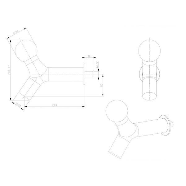 Изображение товара Душевая система Bronze de Luxe 5011GG-L