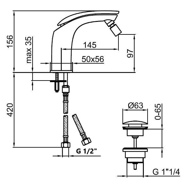 Изображение товара Смеситель Webert AI840102844