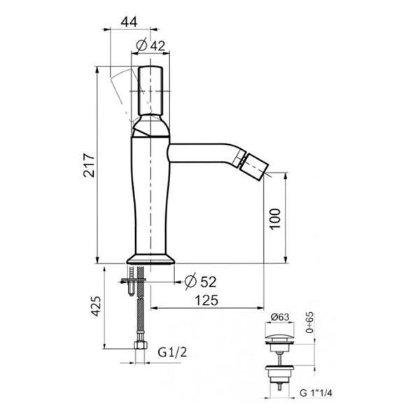 Изображение товара Смеситель Webert OA840102980
