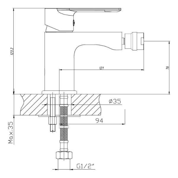 Изображение товара Смеситель Haiba HB50505-8