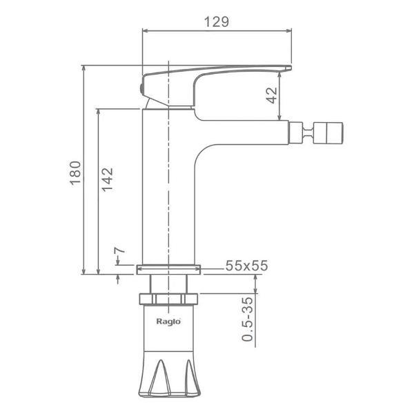 Изображение товара Смеситель Raglo R01.50.03