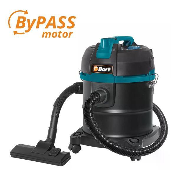 Изображение товара Пылесос строительный Bort BSS-1220 BLACK