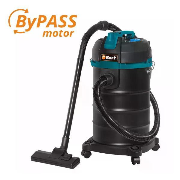 Изображение товара Пылесос строительный Bort BSS-1530 BLACK