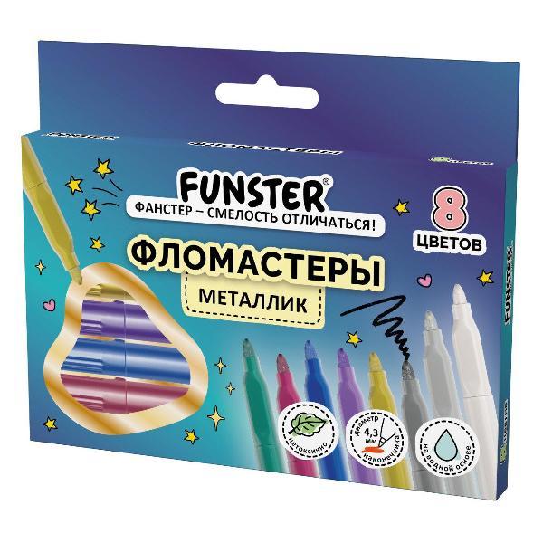 Изображение товара Фломастер FUNSTER 8 цветов