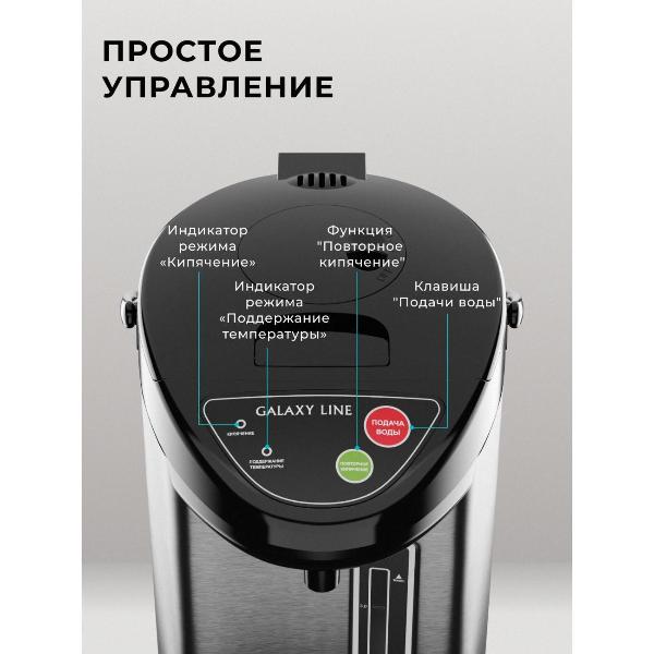 Изображение товара Термопот, нагреватель воды Galaxy LINE GL 0617