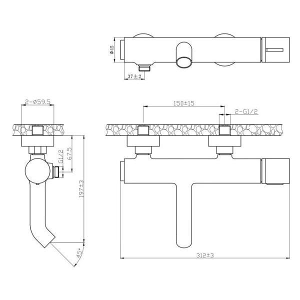 Изображение товара Смеситель Bronze de Luxe 24603CM