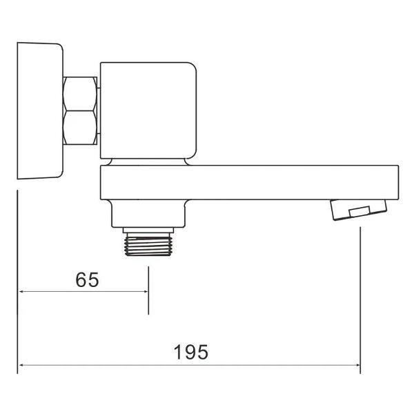Изображение товара Смеситель Rose R1002