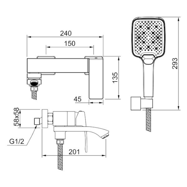 Изображение товара Смеситель Raglo R01.30.03
