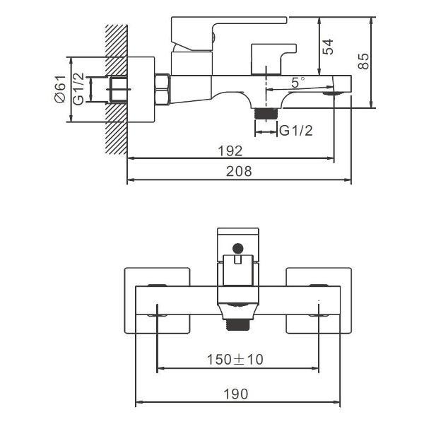Изображение товара Смеситель BELZ B60658