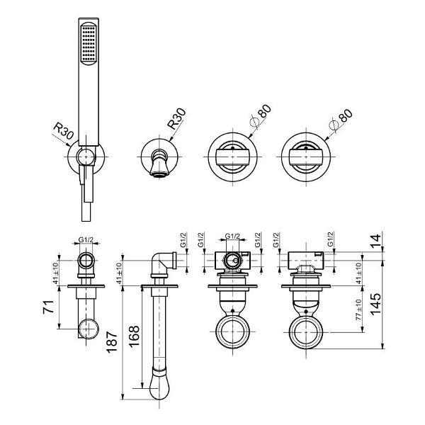 Изображение товара Смеситель Webert OA860312010