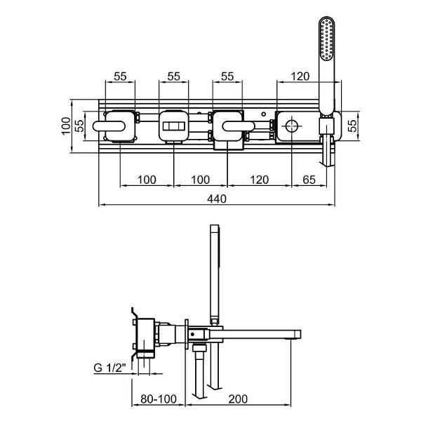 Изображение товара Смеситель Webert LV720901560