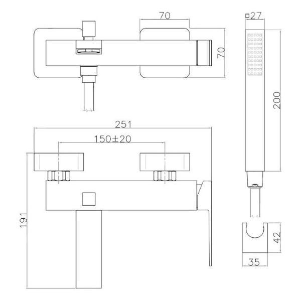 Изображение товара Смеситель Webert PE850101015