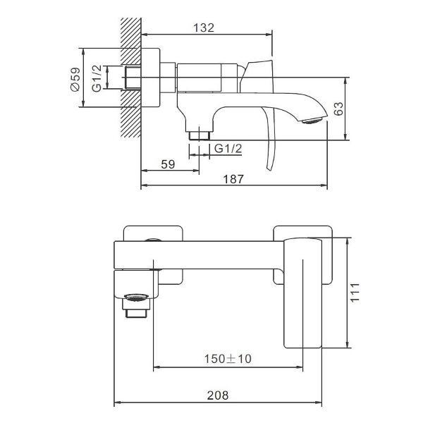 Изображение товара Смеситель BELZ B60507-5