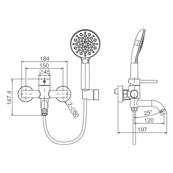 Изображение товара Смеситель Prohanss P31.30.03