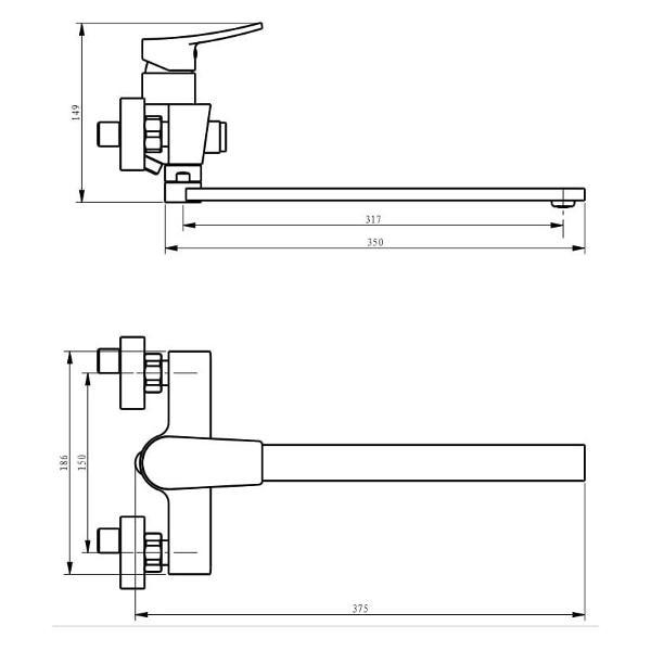Изображение товара Смеситель Savol SK-H3002