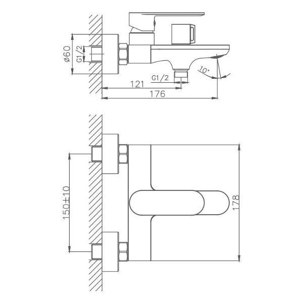 Изображение товара Смеситель Haiba HB60590