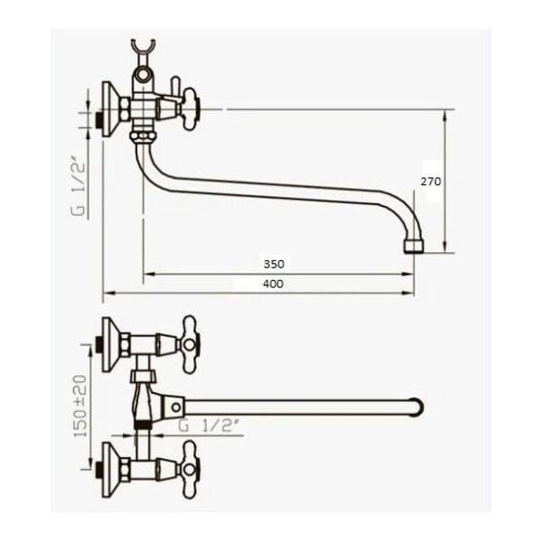 Изображение товара Смеситель D-Lin D146810-6