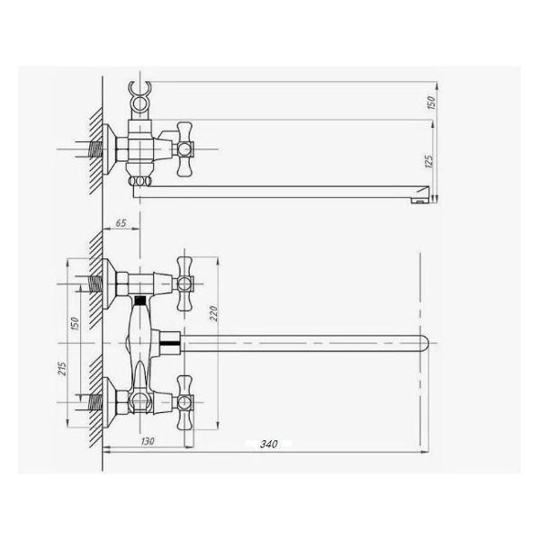Изображение товара Смеситель D-Lin D146810-F