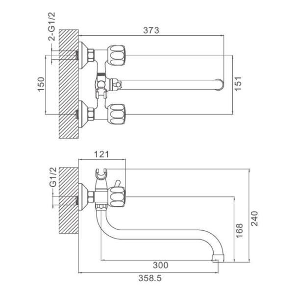 Изображение товара Смеситель Prohanss P12.22