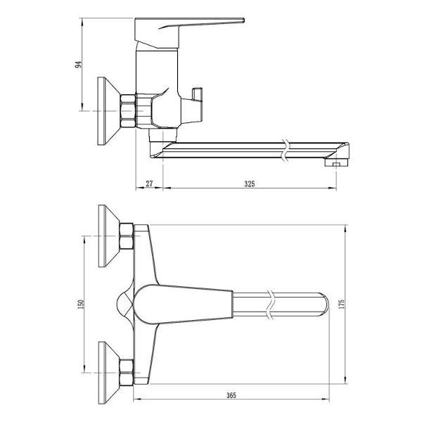 Изображение товара Смеситель ESKO BT31B