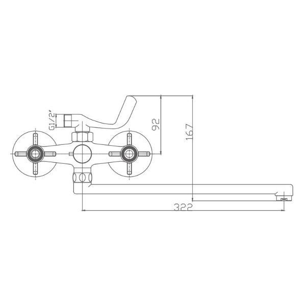Изображение товара Смеситель Haiba HB2224