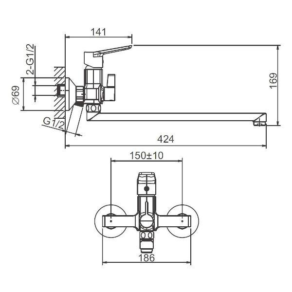 Изображение товара Смеситель BELZ B22715-7