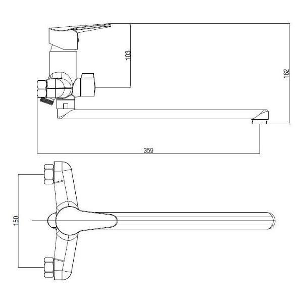 Изображение товара Смеситель VODA BZ31