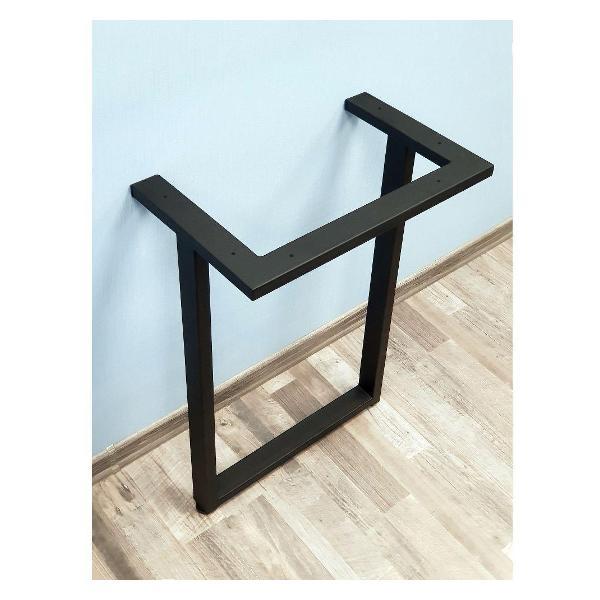 Изображение товара Подстолье Parallax усиленное 1150х550 50х25 черное регулируемое