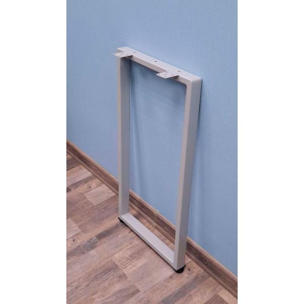 Изображение товара Подстолье Parallax прямоугольное 890х350 40х20 серое регулируемое