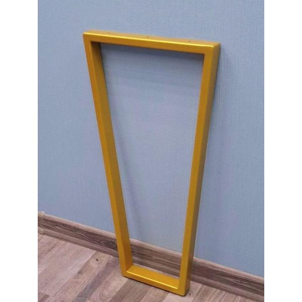 Изображение товара Подстолье Parallax для стола Трапеция Лофт 750 350 40 мм, золотое ба