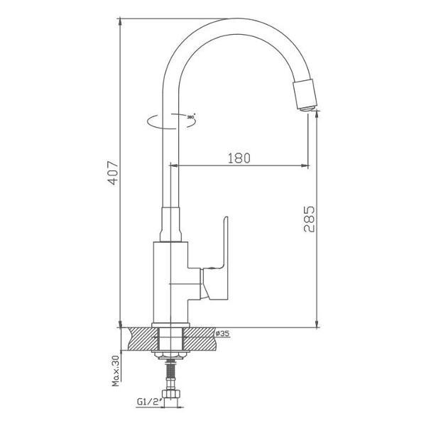 Изображение товара Смеситель Haiba HB73505-8