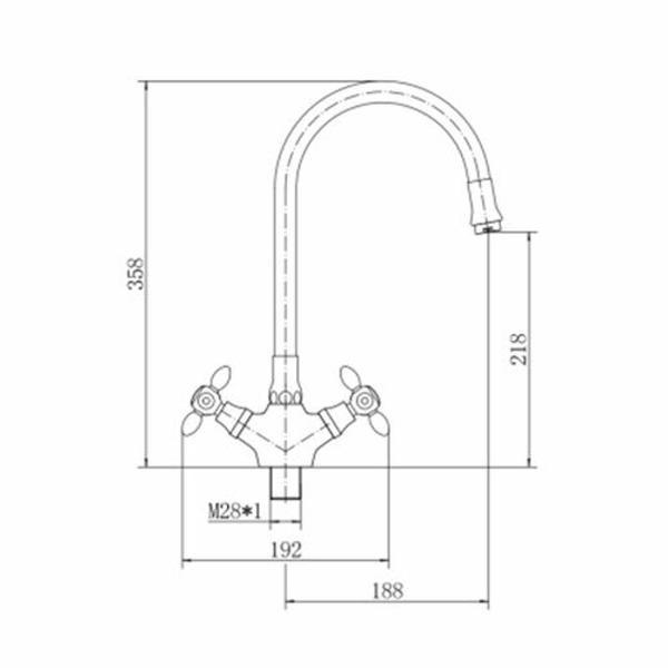 Изображение товара Смеситель FASHUN A44127-7