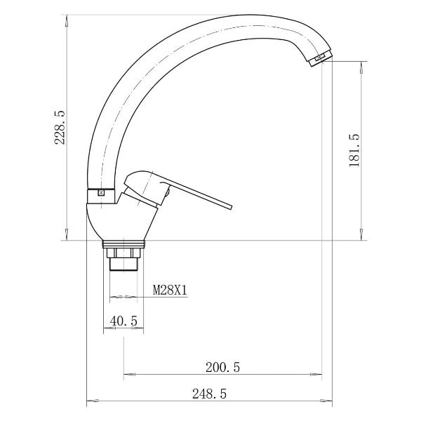 Изображение товара Смеситель Plstart PD41082