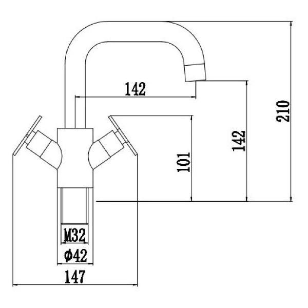 Изображение товара Смеситель Fmark FS8502