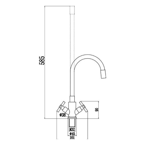 Изображение товара Смеситель Fmark FS8442H-01