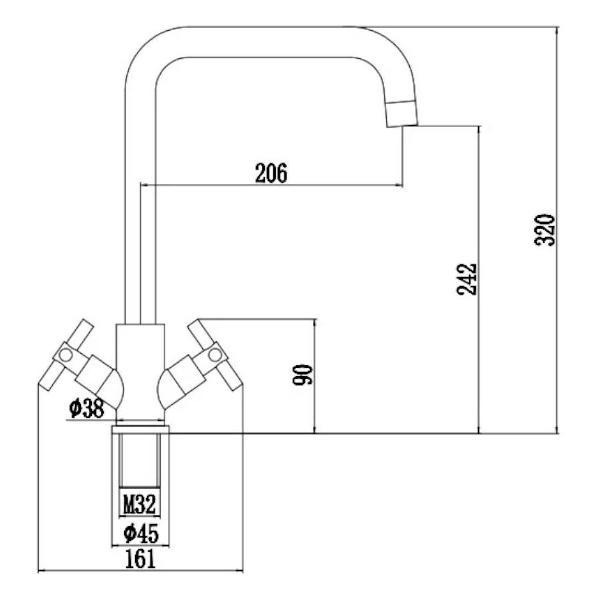Изображение товара Смеситель Fmark FS8412H