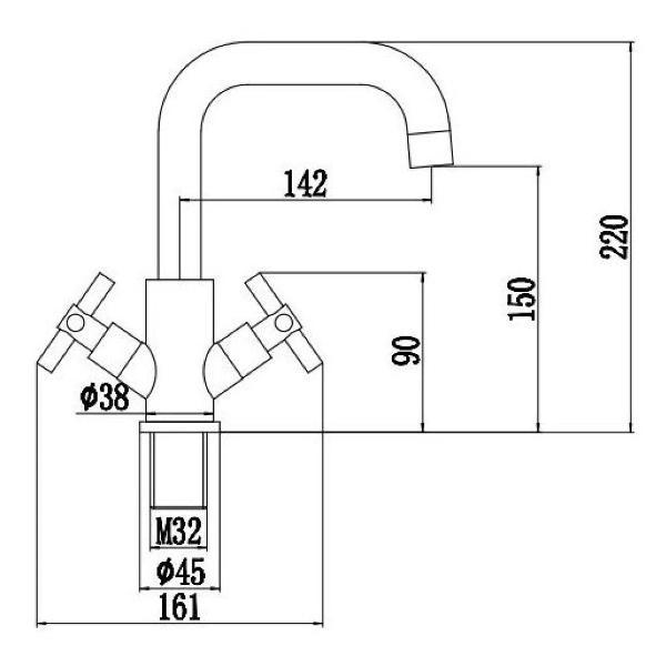 Изображение товара Смеситель Fmark FS8402H